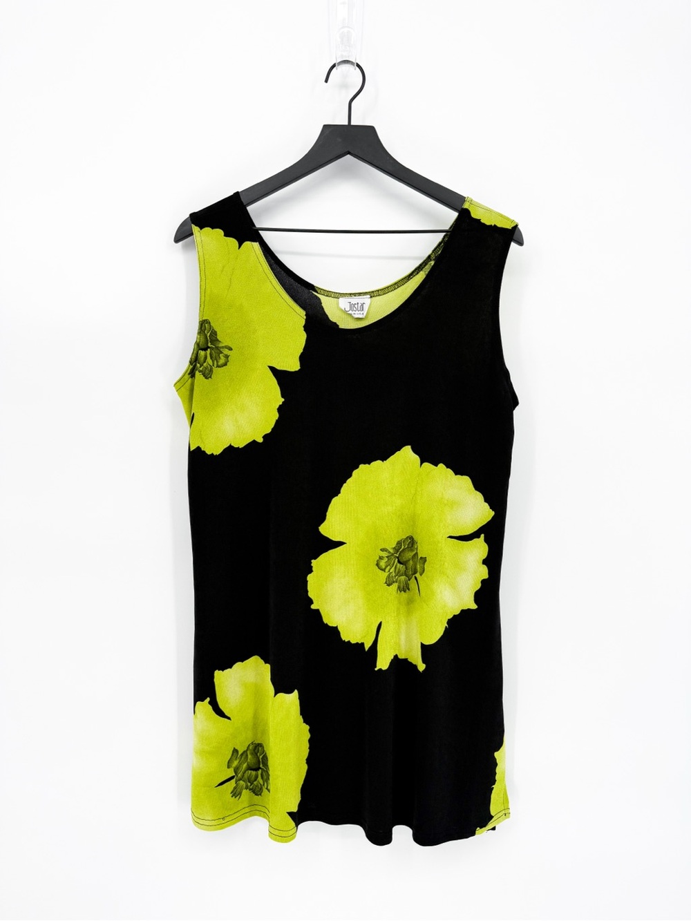 Jostar Bold Oversized Floral Tunic Tank / Mini Dress